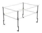 Steel 9.6-in Guard Rail Kit For Scaffolding GRBK57+BFL