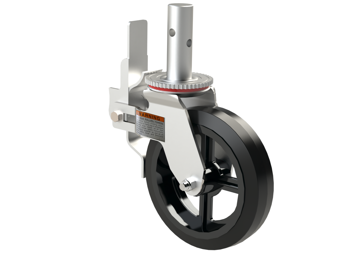 Steel 8-in Casters For Scaffolding CAS8B+BFL