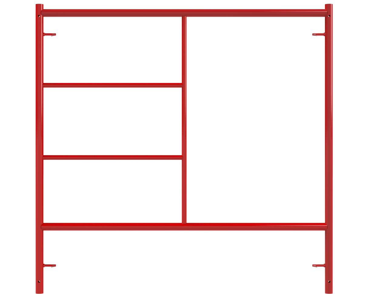 Steel 5.42-ft H x 5.14-ft L Exterior Mason Scaffold Frame 4900-lb BFS5W5HQ48+BFL