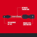 Impact Rated 1/4-in x 2-in Torx Impact Driver Bit (2-Piece) CMAF32T202