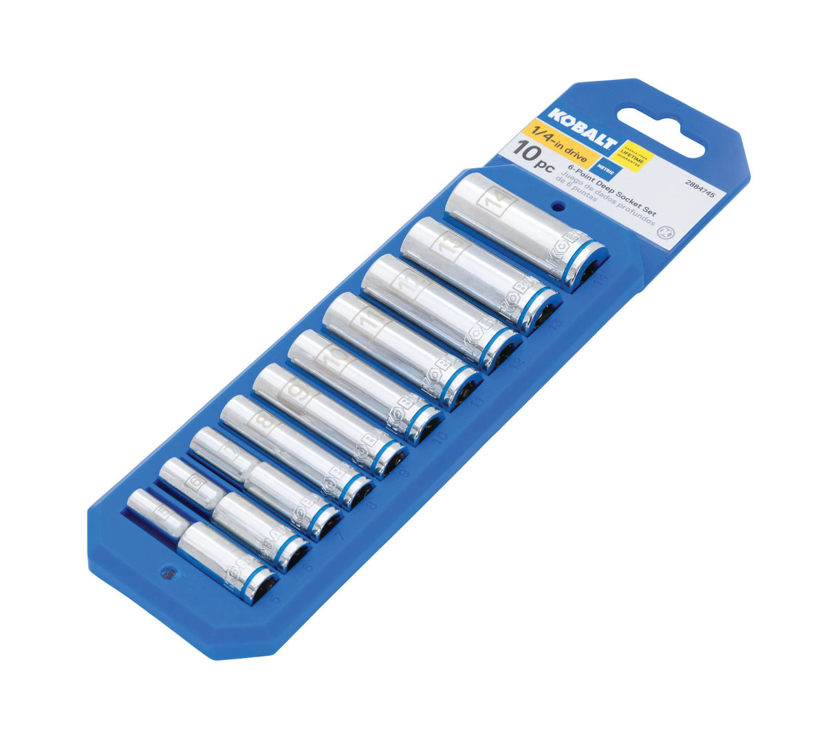 1/4-in Drive Metric Deep Socket Set (10-Pieces) 81714