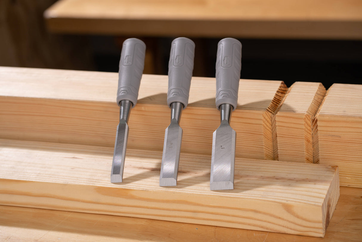 3-Pack Woodworking Chisels Set 63236