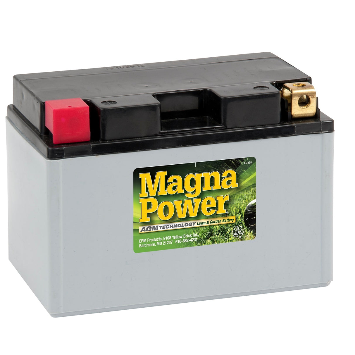 12V 11Ah 210 CCA Mower Battery, Maintenance-Free, Middle Terminals ETZ12S