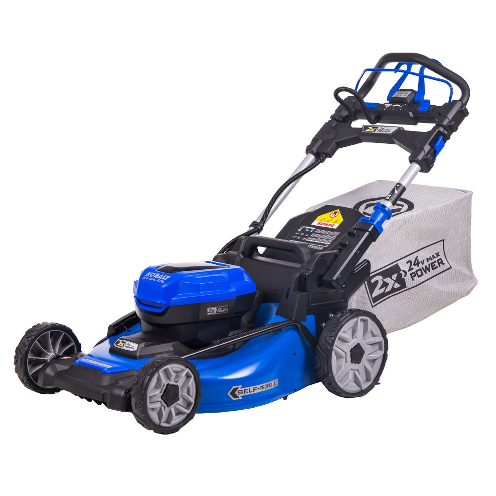 2x24 48-volt 20-in Cordless Self-propelled Lawn Mower 5 Ah (2-Batteries and Charger Included) KLMS 2524A-03