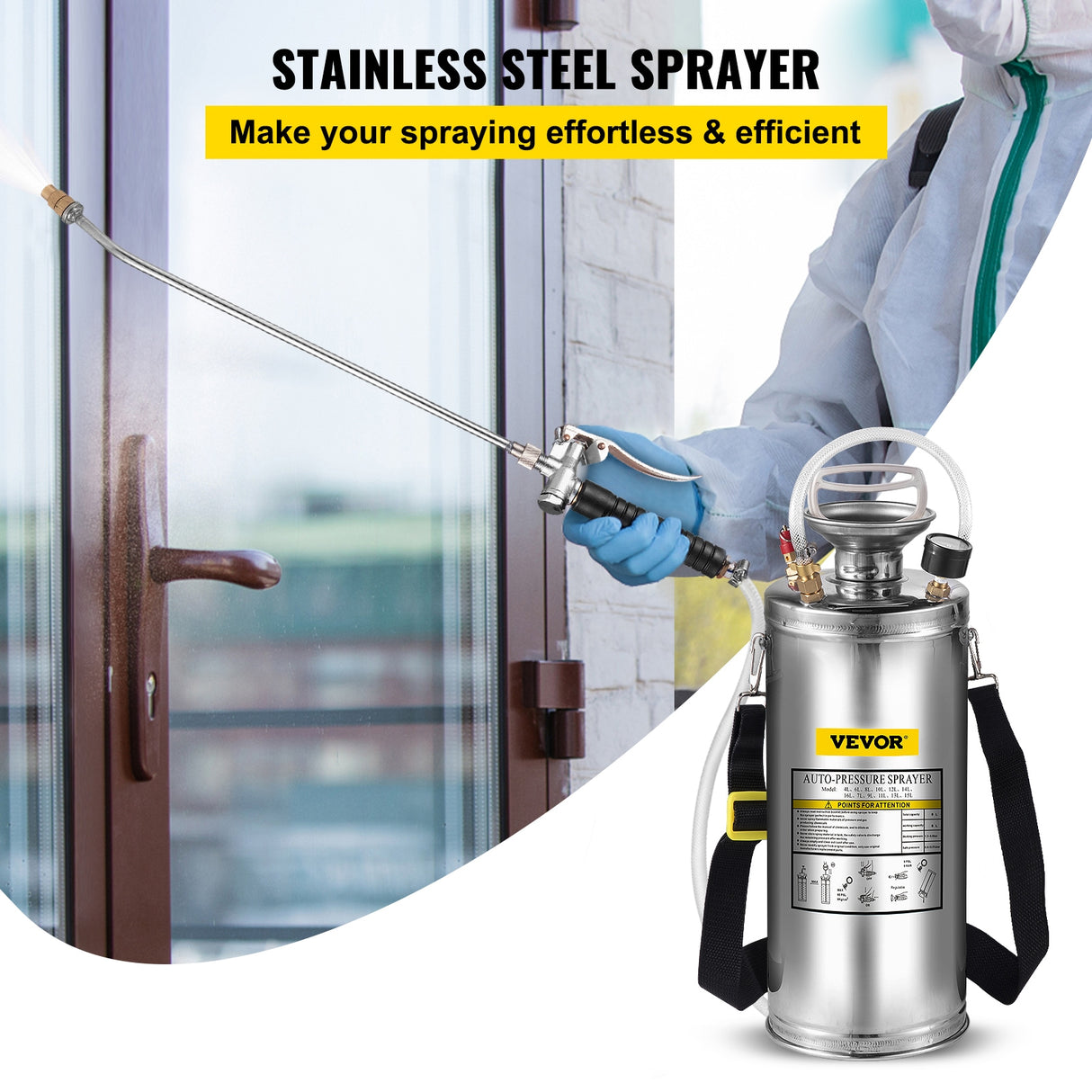 2-Gallon Stainless Steel Pump Sprayer PWQBXG8L000000001V0