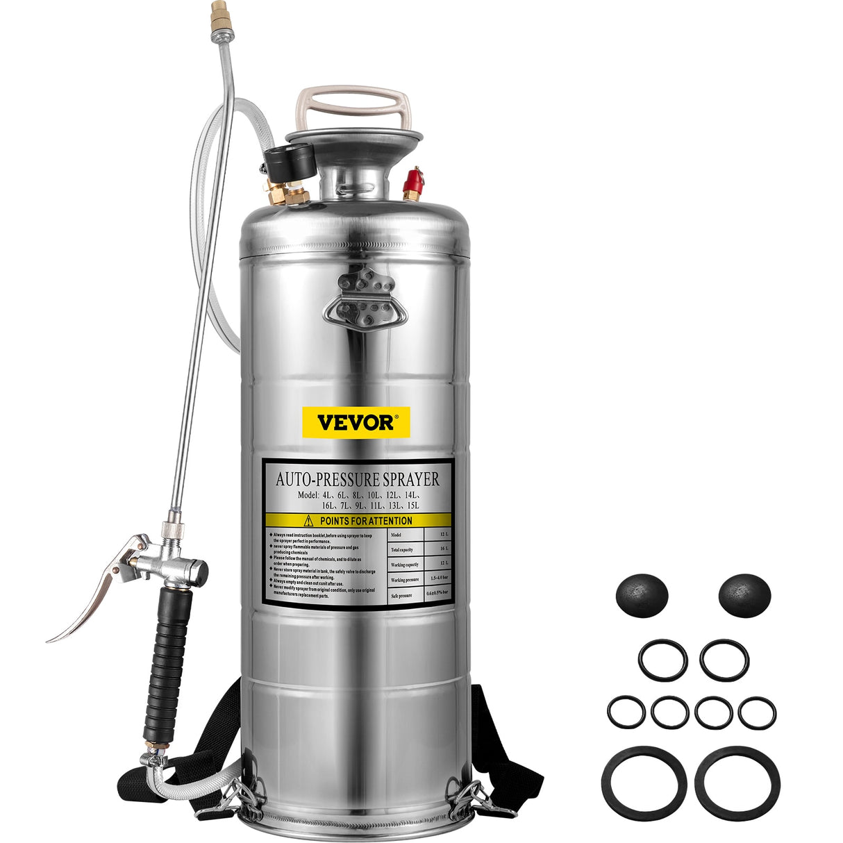 3.5-Gallon Stainless Steel Pump Sprayer PWQBXG12L00000001V0