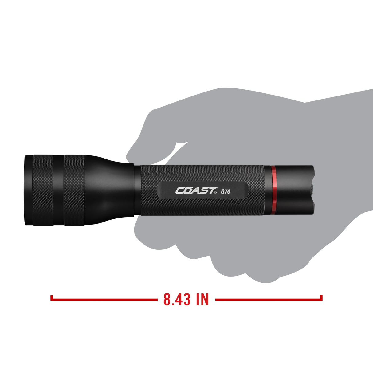 850-Lumen 3 Modes LED Flashlight 21196