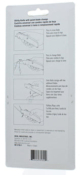 3/4-in 4-Blade Retractable Utility Knife with On Tool Blade Storage 35-300