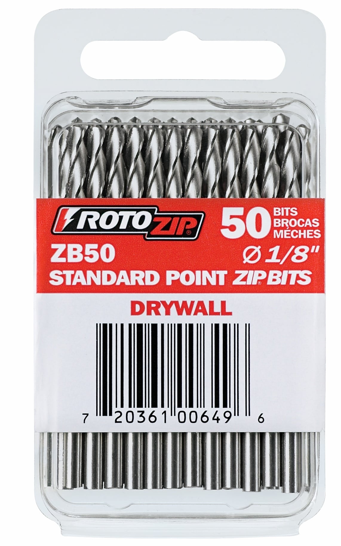 50-Piece Steel 1/8-in Cutting Bit Accessory Kit ZB50