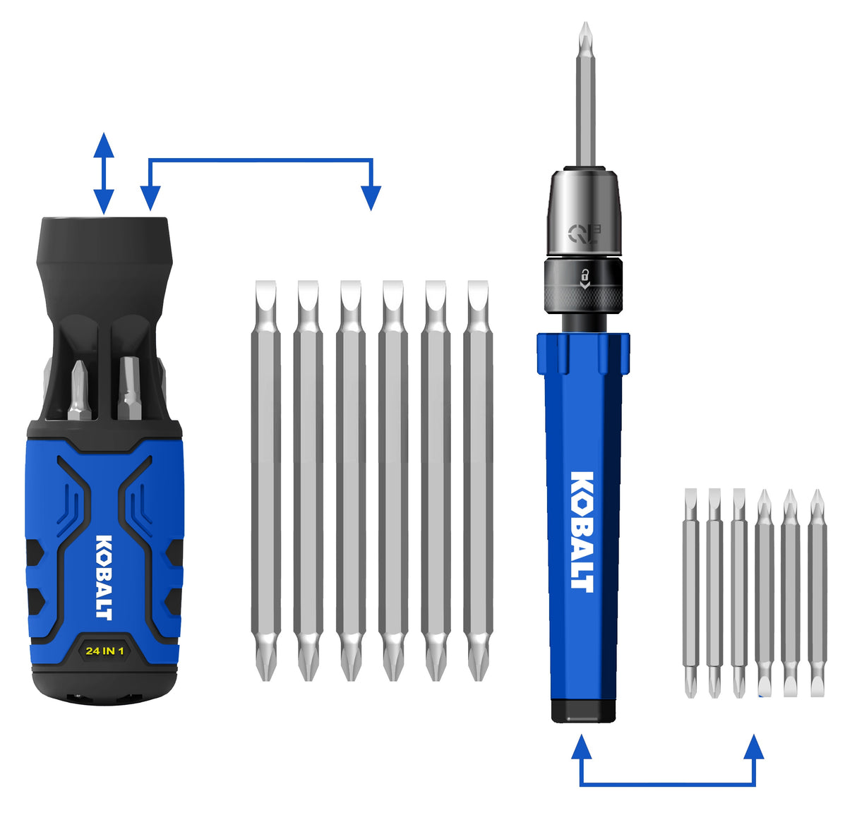 QL3 24-in-1-Piece Tpr Handle Multi-bit Combination Tip Screwdriver Set 67155