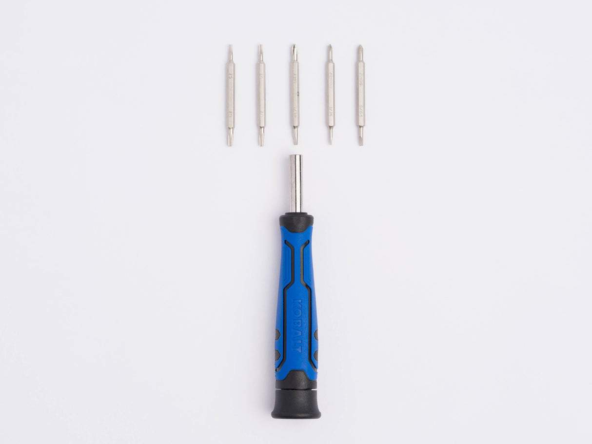 10-in-1 Precision Plastic Handle Multi-bit Assorted Drive Screwdriver Set Screwdriver 68543