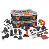 MATRIX 20-volt Max 12-Tool Power Tool Combo Kit with Hard Case (1-Battery Included and Charger Included) BDCDMT1212KITC1