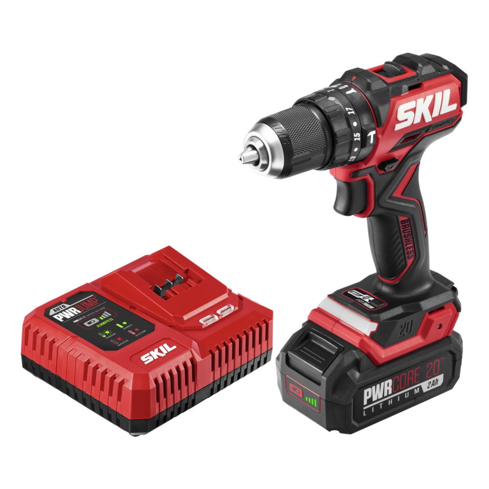 PWR CORE 1/2-in 20-volt Variable Brushless Cordless Hammer Drill (1-Battery Included) HD6294B-10