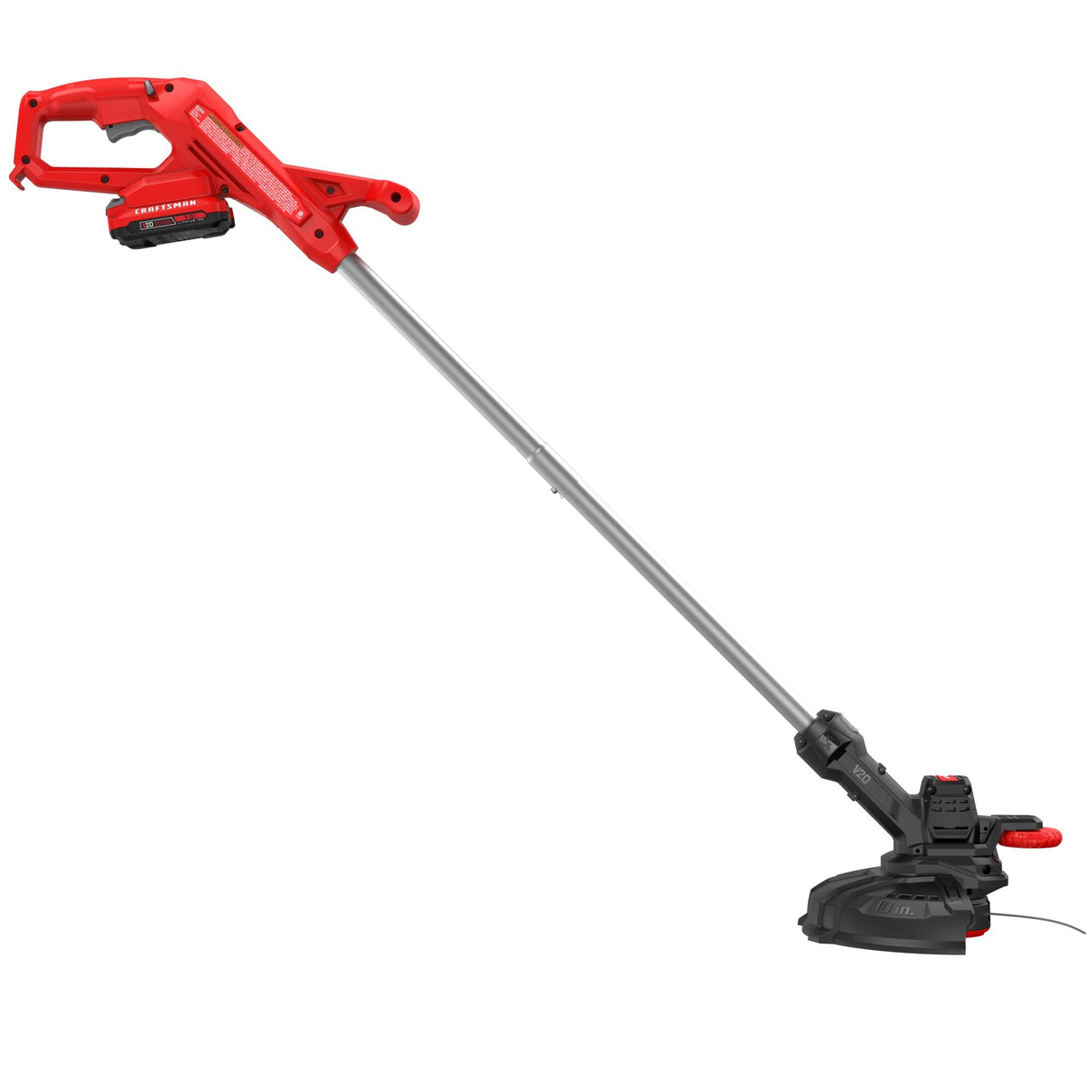 20V Max 10-in Straight Shaft Battery String Trimmer 2 Ah (Battery and Charger Included) CMCST915D1