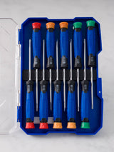 Precision 10-Piece Plastic Handle Slottedhead/Phillips/Torx Screwdriver Set 69223