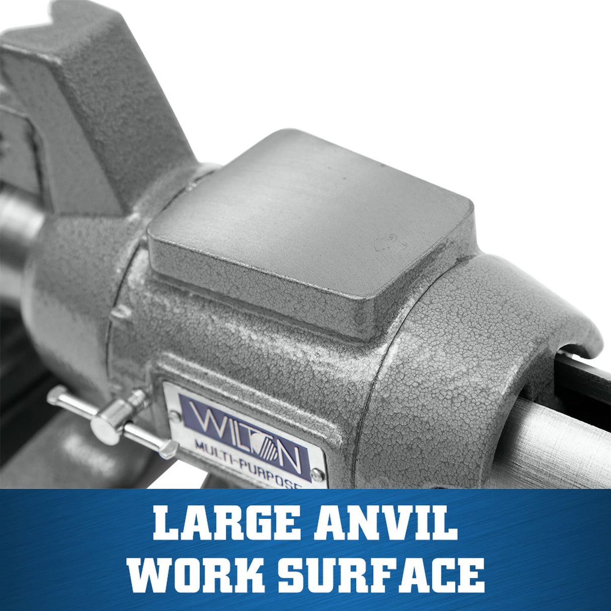 Bench Vise, 4-1/2-in Jaw Width, 4-in Jaw Opening, 2-in Throat Depth, Gray Finish, Rotating Head, Indexed at 30 Increments 28844