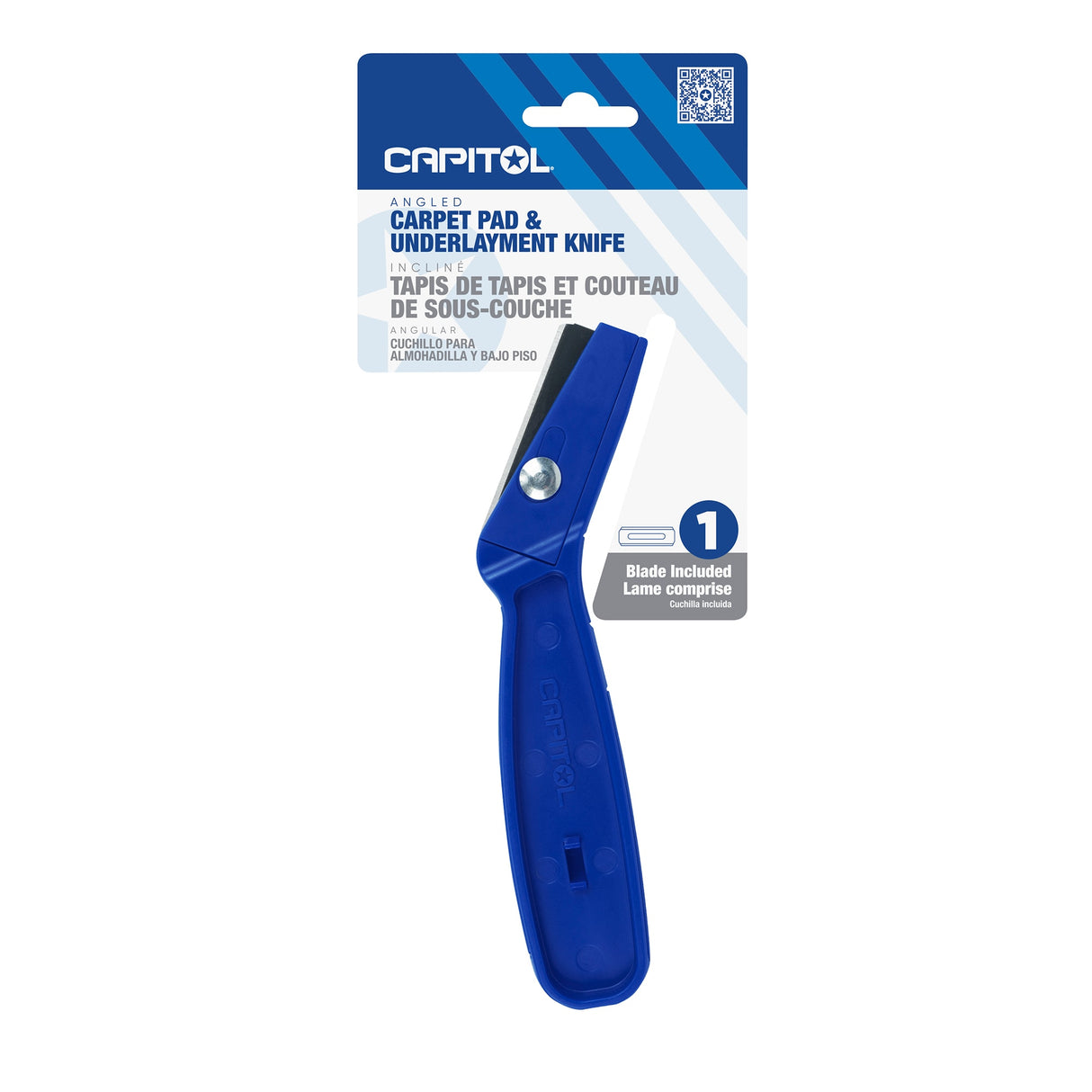 0.5Mm 1-Blade Utility Knife with On Tool Blade Storage 110703