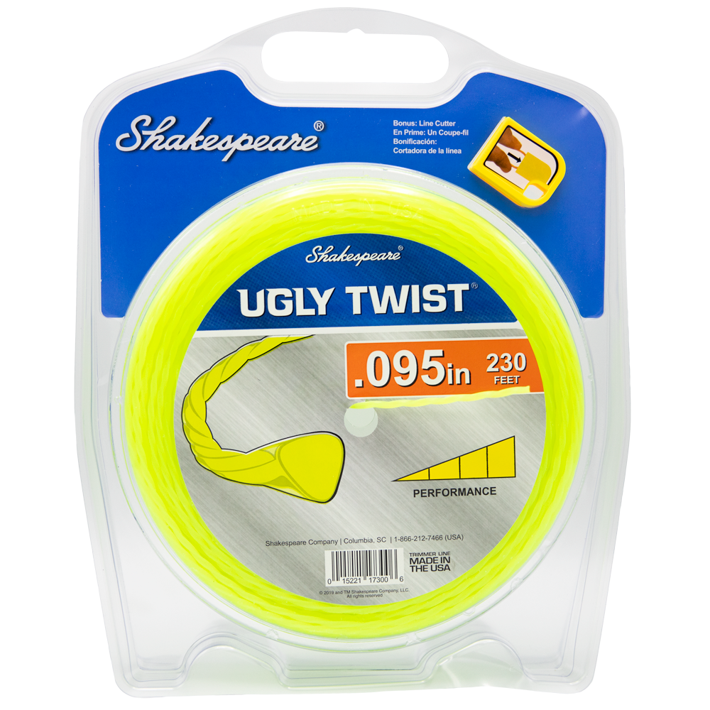 0.095 x 230' Ugly Twist Trimmer Line 230-Pack 0.095-in x 230-ft Spooled Trimmer Line 17300