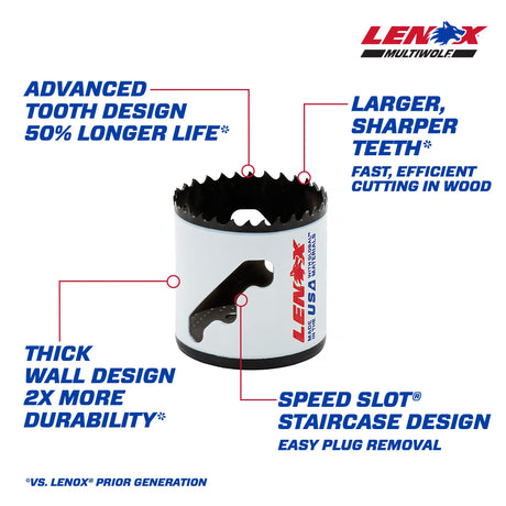 2-in Bi-metal Non-arbored Hole Saw LXAH12