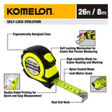 Self Lock Evolution 26-ft Auto Lock Tape Measure L4825HVIM