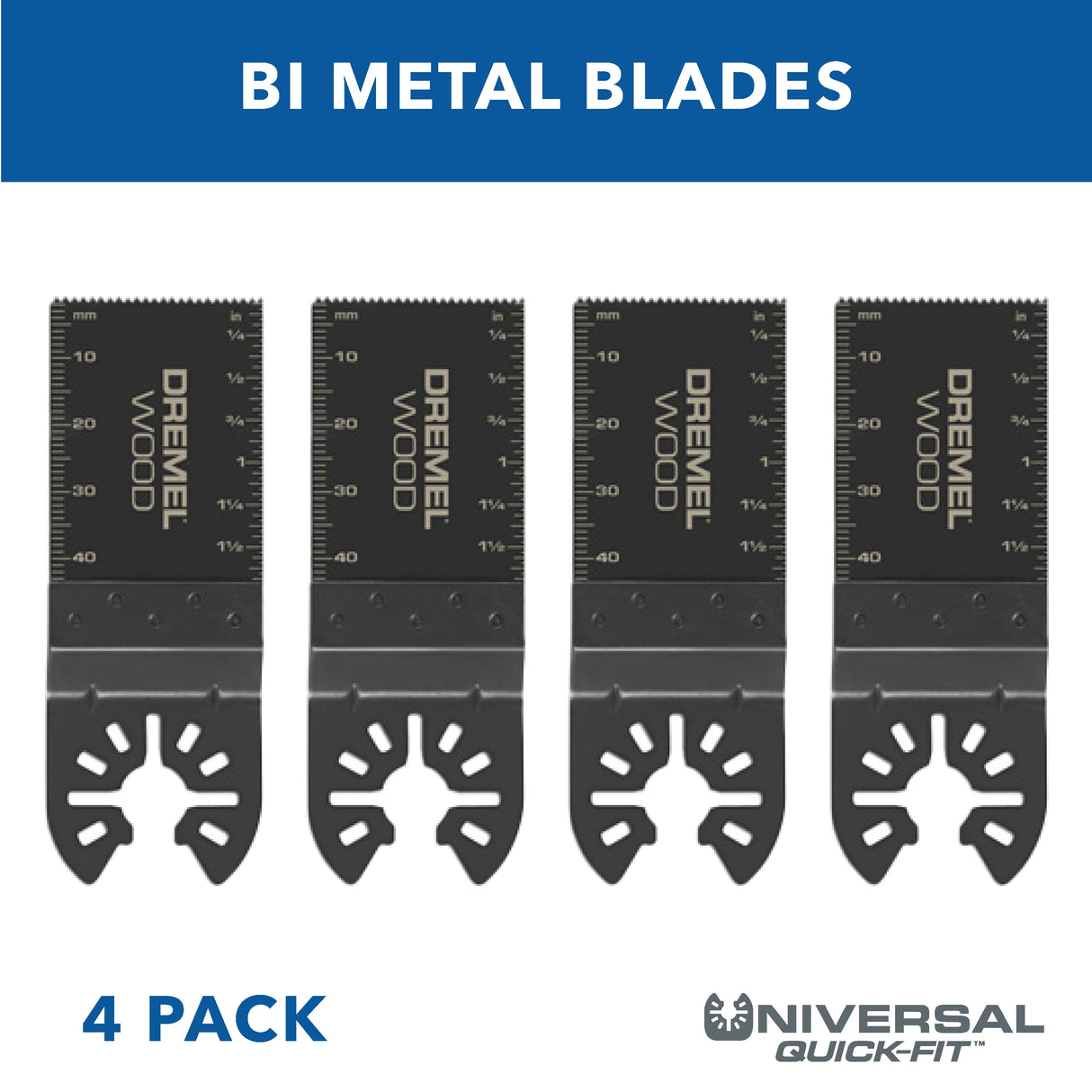 4-Pack High Speed Steel Oscillating Tool Blade MM482B-4