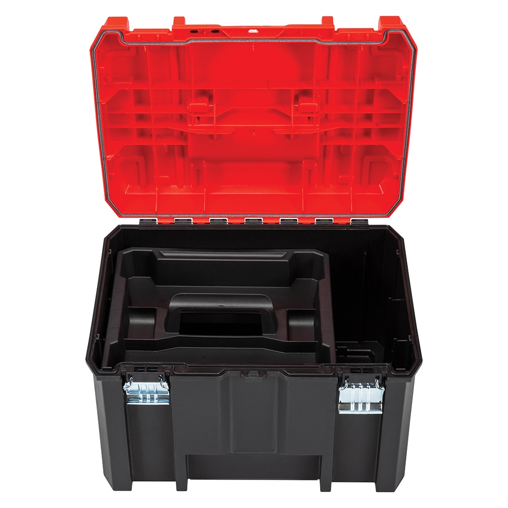 VERSASTACK 17-in W x 11.87-in H x 13-in D Red Plastic Tool Box CMST17825