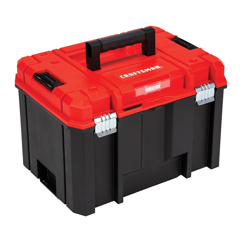 VERSASTACK 17-in W x 11.87-in H x 13-in D Red Plastic Tool Box CMST17825