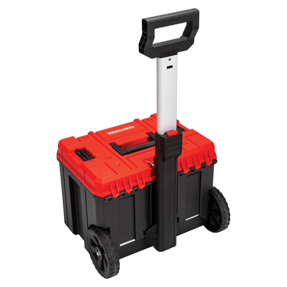 VERSASTACK 20-in W x 39-in H x 17-in D Red Plastic Rolling Tool Box CMST17835