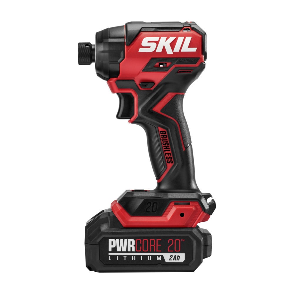 PWR CORE Compact 20-volt 1/4-in Brushless Cordless Impact Driver (1-Battery Included, Charger Included) ID6739B-10