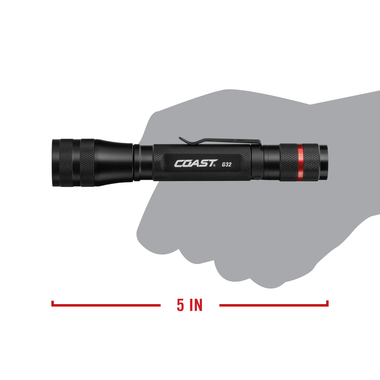 440-Lumen 2 Modes LED Flashlight 21315