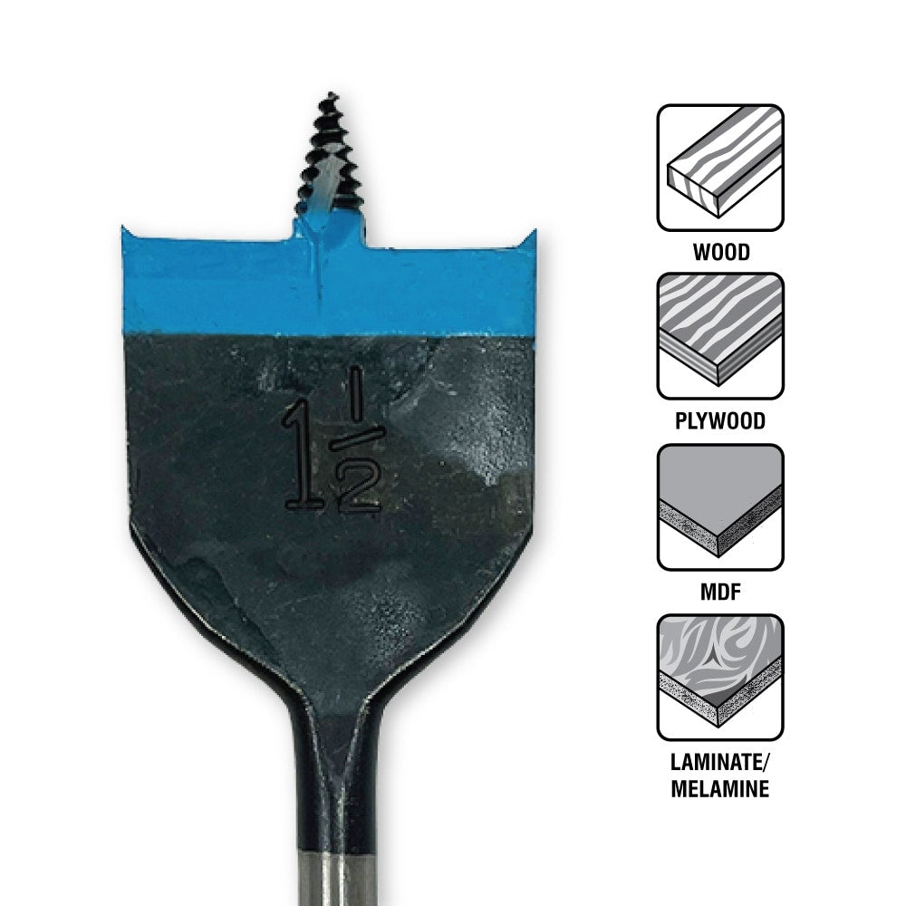 Stinger 1-in x 16-in Woodboring Spade Drill Bit 11025