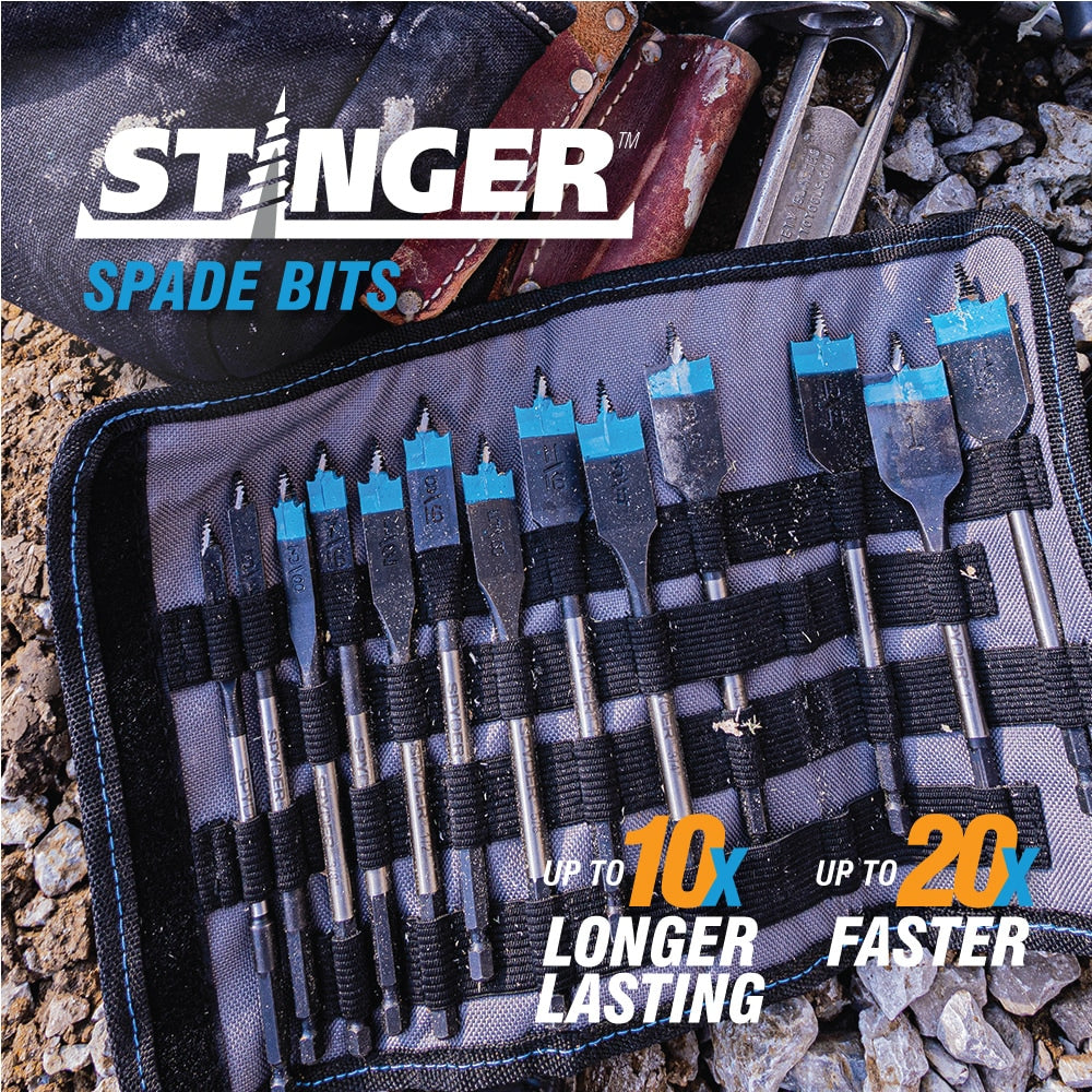 Stinger 9/16-in x 6-in Woodboring Spade Drill Bit 11008