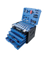 250-Piece Standard (SAE) and Metric Polished Chrome Mechanics Tool Set with Hard Case 81700