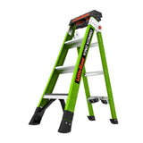 King Kombo 2 4-ft Fiberglass Type 1aa- 375-lb Load Capacity Step Ladder 13470-071