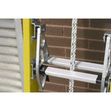 D7100-2 40-ft Fiberglass Type 1a- 300-lb Load Capacity Extension Ladder D7140-2