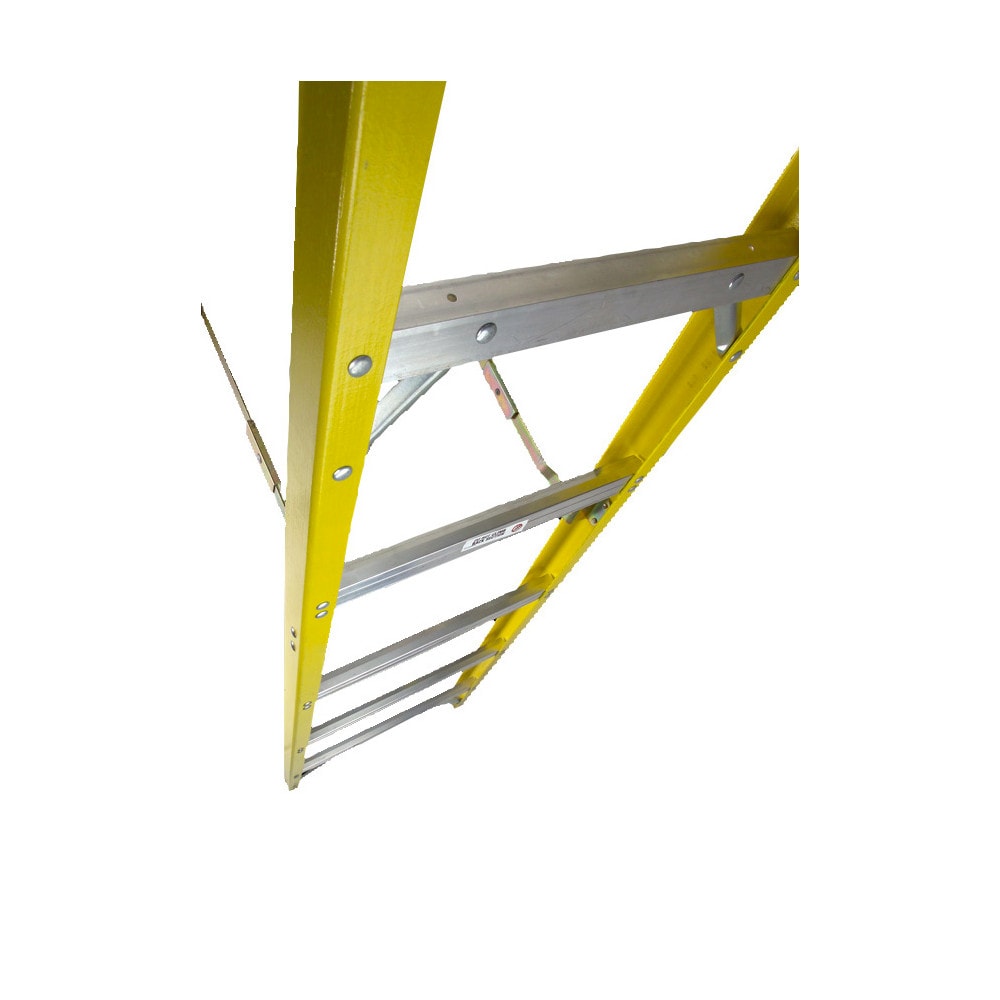 6100 12-ft Fiberglass Type 1A-300-lb Load Capacity Step Ladder 6112