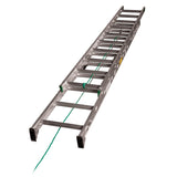 D1200-2 40-ft Aluminum Type 2-225-lb Load Capacity Extension Ladder D1240-2