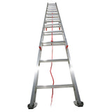 D1100-2 16-ft Aluminum Type 3-200-lb Load Capacity Extension Ladder D1116-2