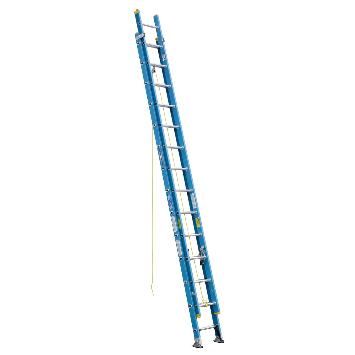 D6000-2 28-ft Fiberglass Type 1-250-lb Load Capacity Extension Ladder D6028-2