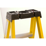 6100 12-ft Fiberglass Type 1A-300-lb Load Capacity Step Ladder 6112