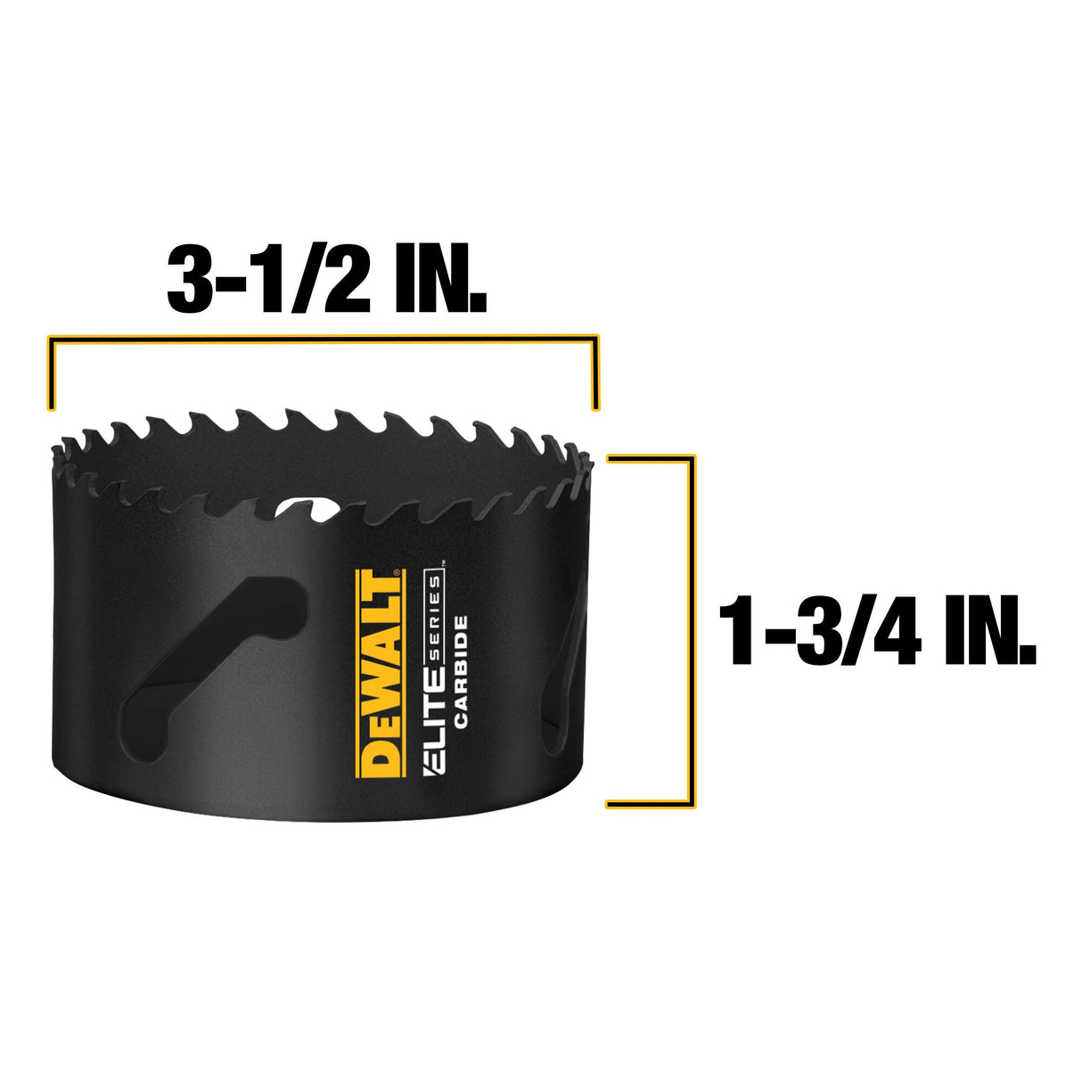 3-1/2-in Carbide-tipped Non-arbored Hole Saw DAH3312