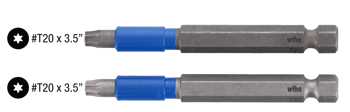 TerminatorBlue T25 1/4-in x 3-1/2-in Torx Impact Driver Bit (2-Piece) 70320