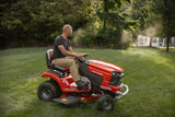 TURNTIGHT 42-in 56-volt Lithium Ion Electric Riding Lawn Mower with(1) 60 Ah Battery (Charger Included) CMCRM233303