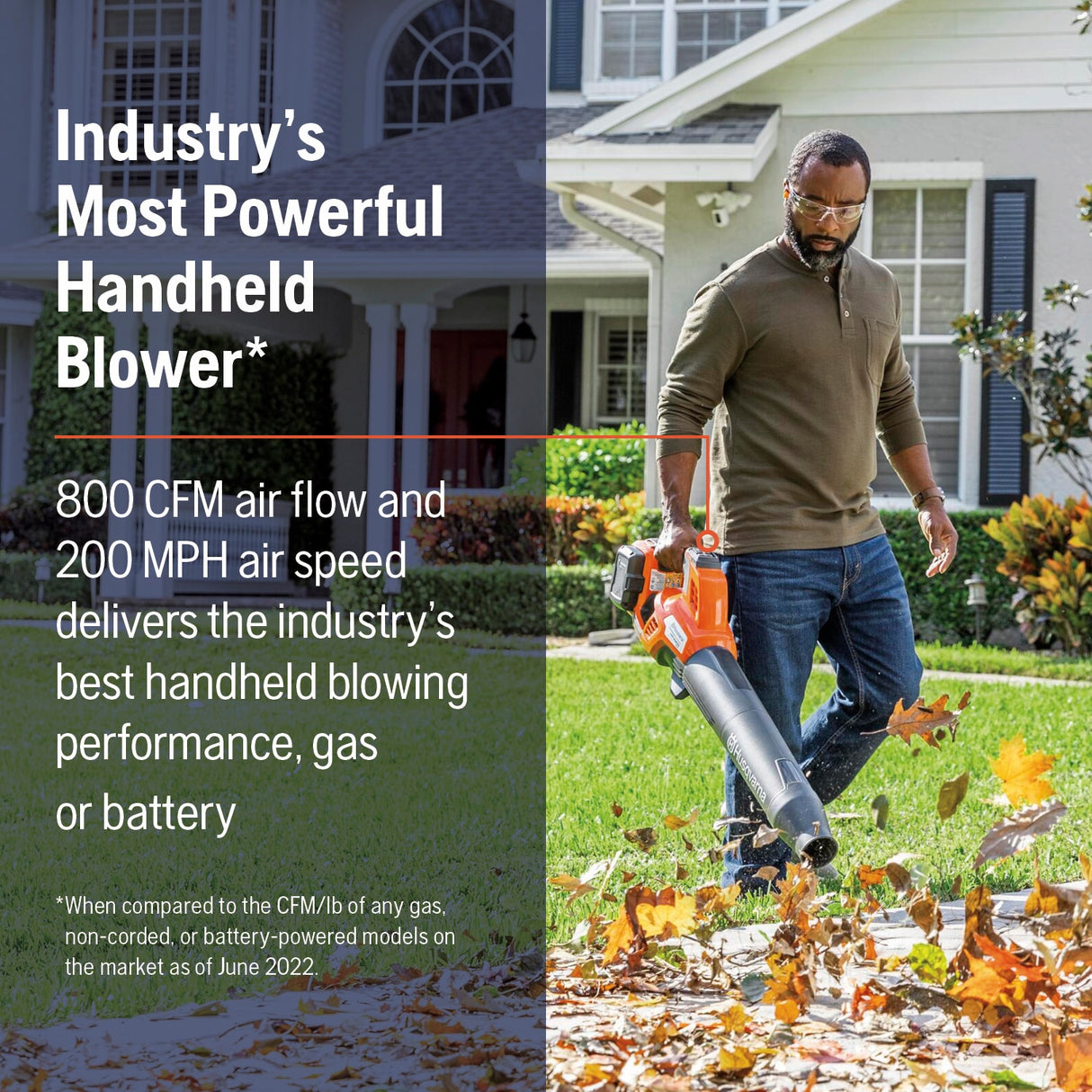 Leaf Blaster 350iB 40-volt 800-CFM 200-MPH Battery Handheld Leaf Blower 7.5 Ah (Battery and Charger Included) 970569904