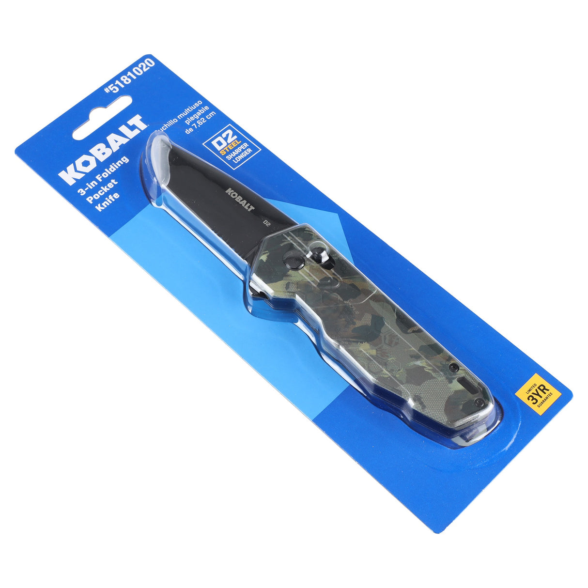 3-in Steel Tanto Pocket Knife 410-087-0131