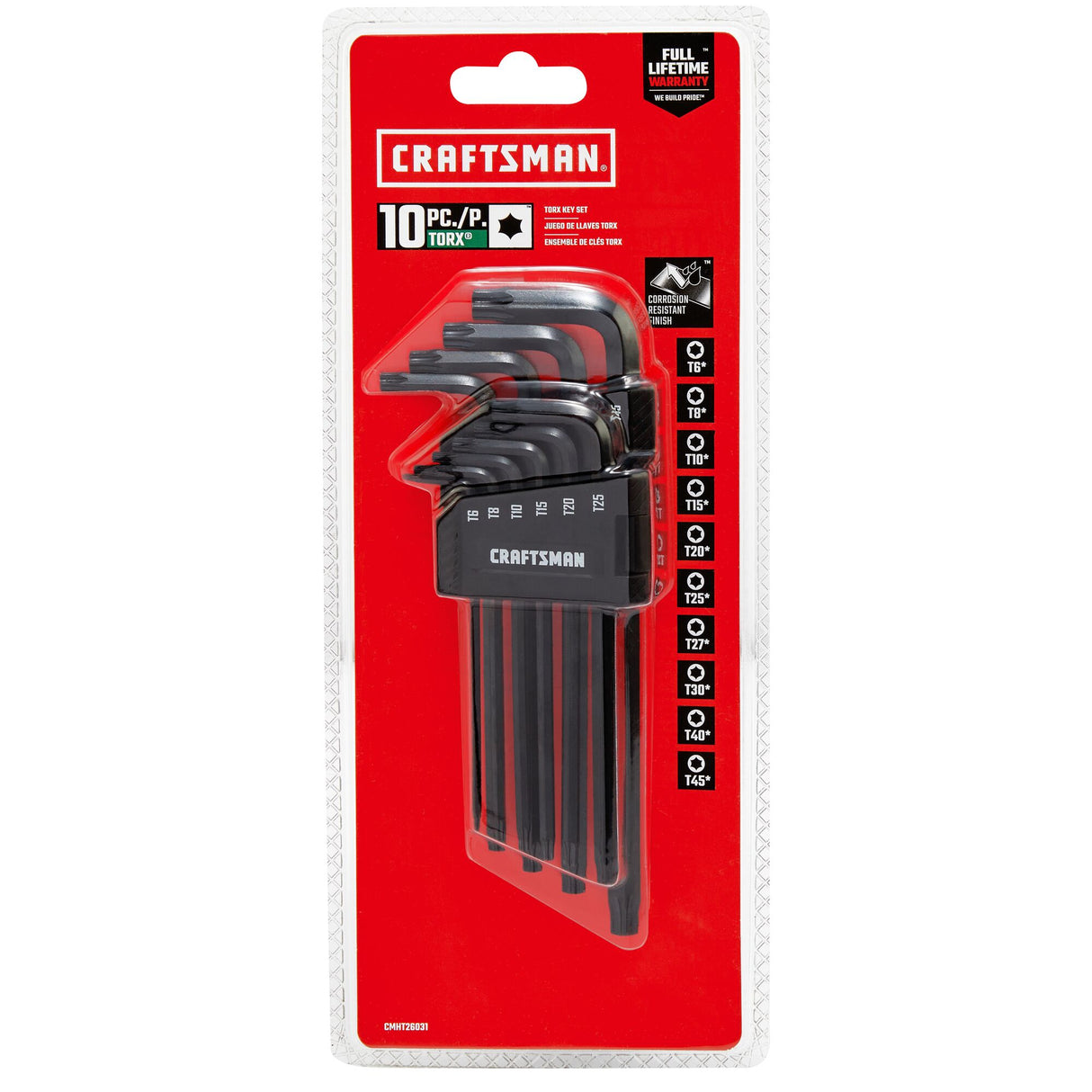 10-key Torx Key Set CMHT26031