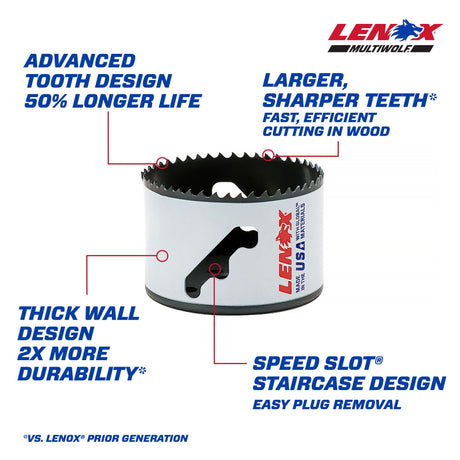 3-in Bi-metal Non-arbored Hole Saw LXAH13