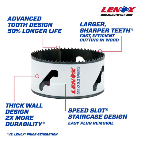 4-1/8-in Bi-metal Non-arbored Hole Saw LXAH1418