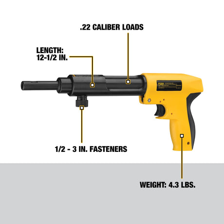 Single Shot Powder Actuated Trigger Tool DDF211022P