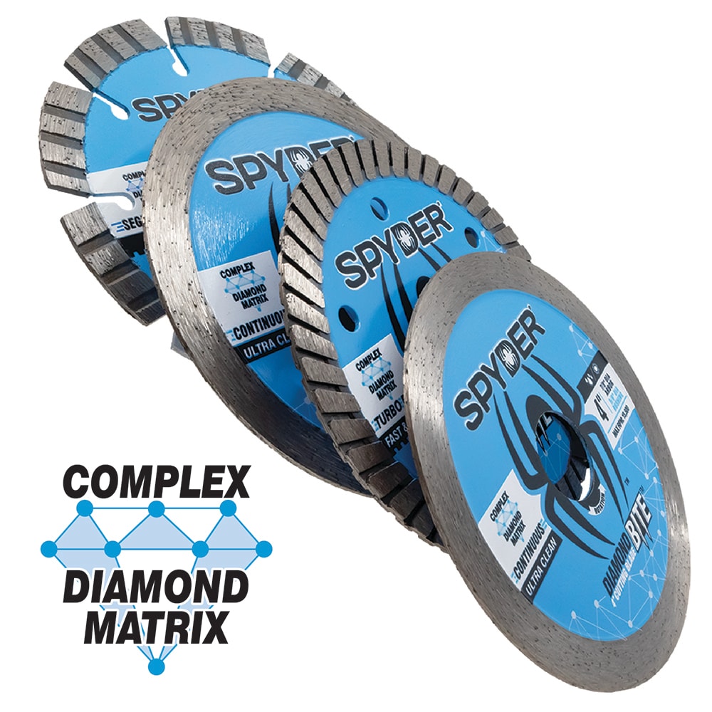 Diamond Bite 4-1/2-in Wet/Dry Segmented Rim Diamond Saw Blade 14120